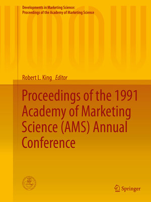 cover image of Proceedings of the 1991 Academy of Marketing Science (AMS) Annual Conference